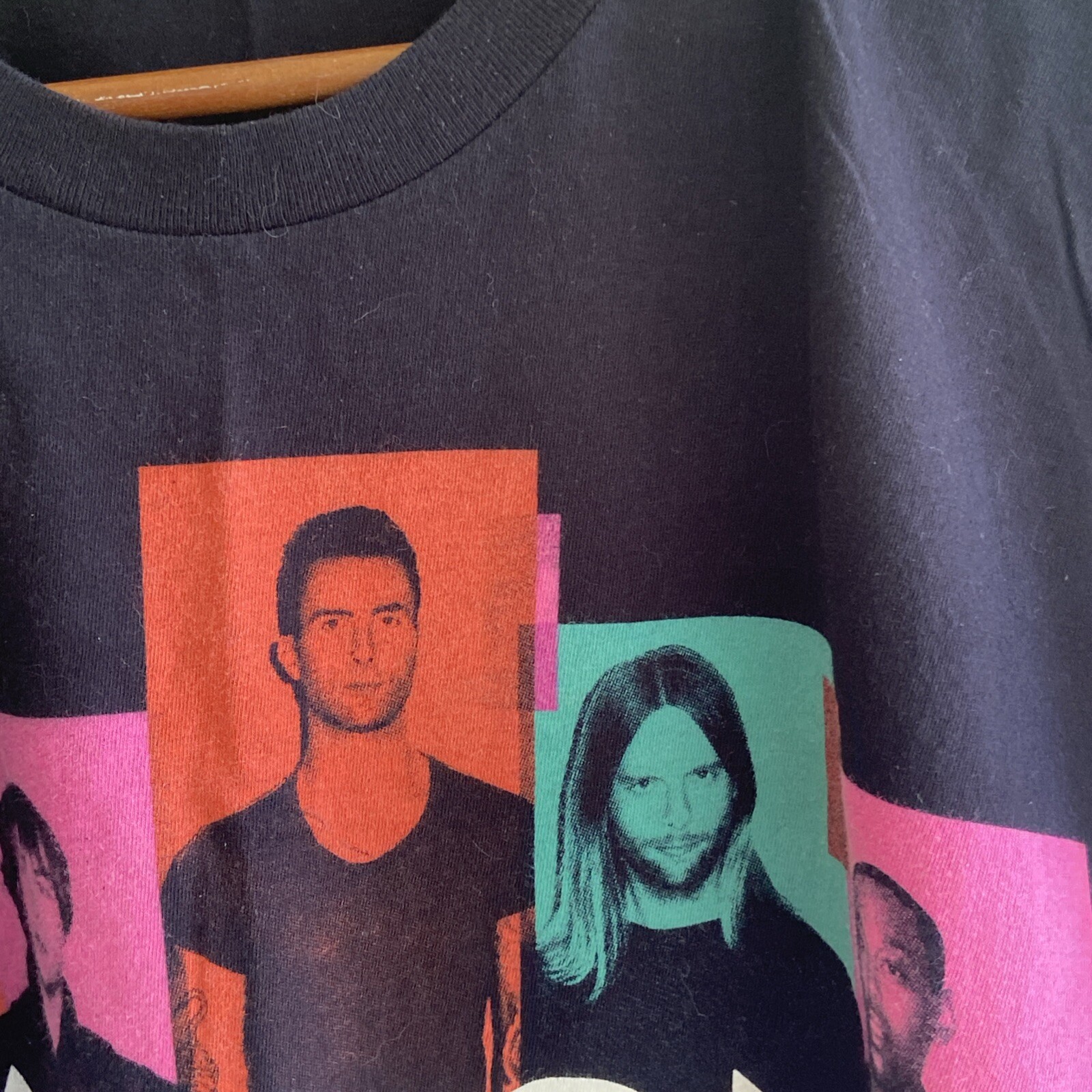 2013 MAROON 5 Tour ADAM LEVINE 2-sided T-Shirt NEW! Concert Size LARGE
