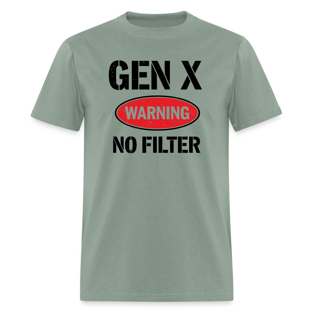 GEN-X Warning No Filter T-Shirt