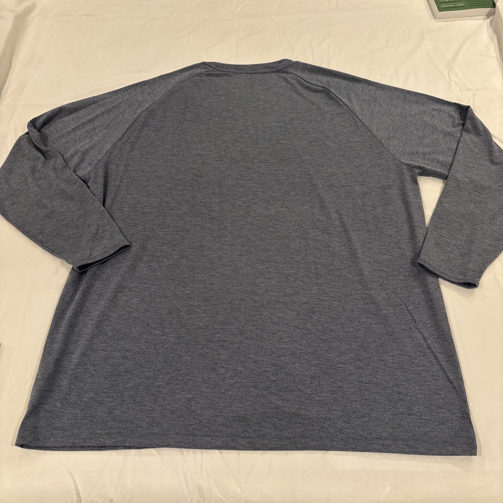 Huk Performance Fabrics Fishing T-Shirt Mens XXL Blue/Gray Long Sleeve UPF