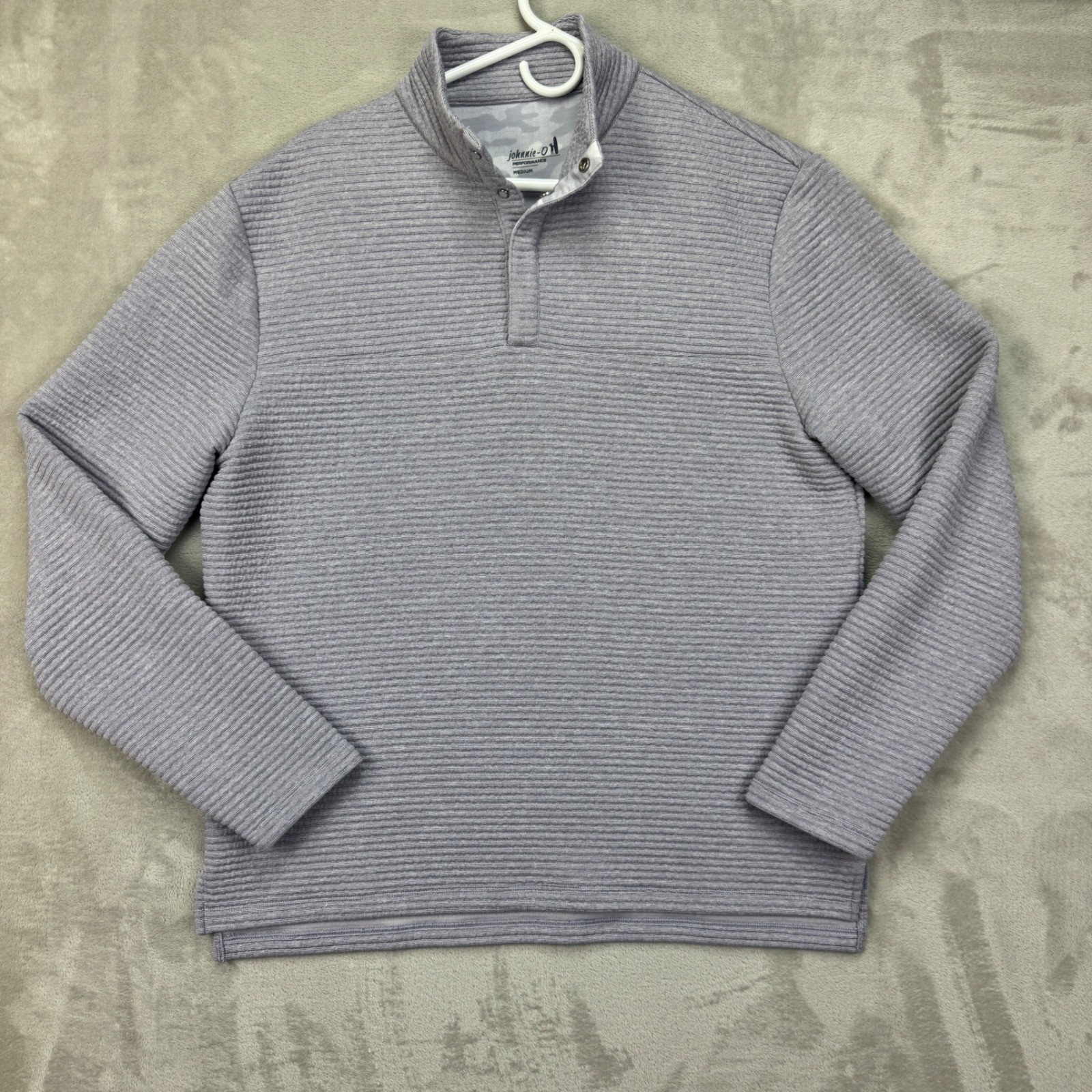 Johnnie-O Pullover Lot Mens Medium Benjy Henley & Krew Performance Heather Golf