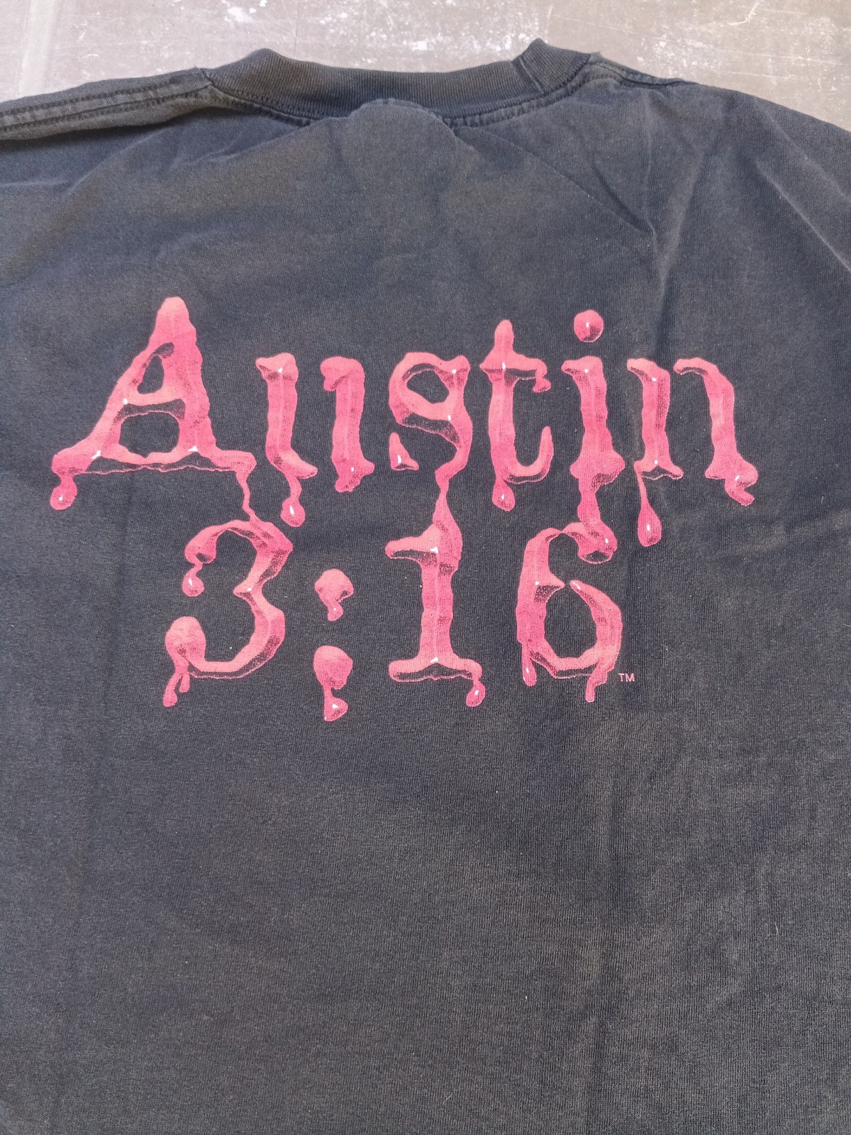 Vintage Stone Cold Steve Austin 3:16 WWF Wrestling Skull T-Shirt Mens XL AAA 90s