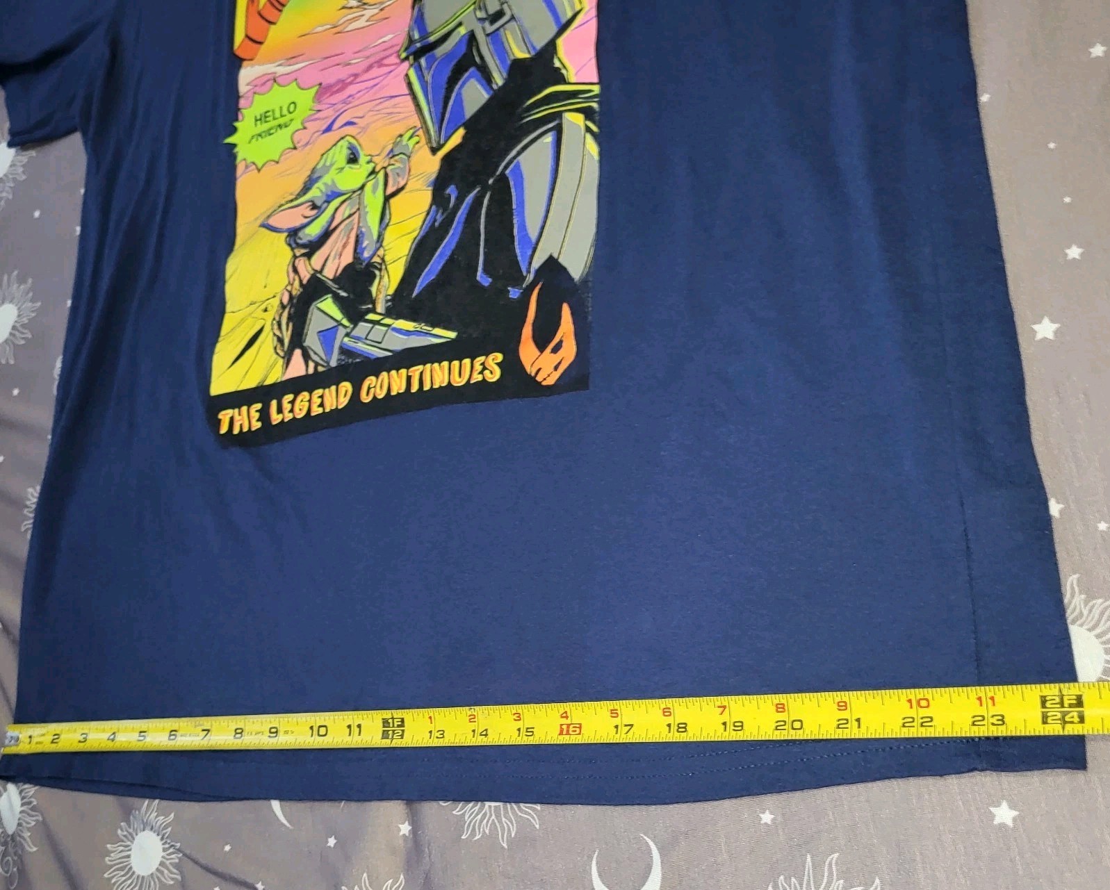 Disney Parks “The Mandalorian” Unisex Blue T-Shirt Size XL