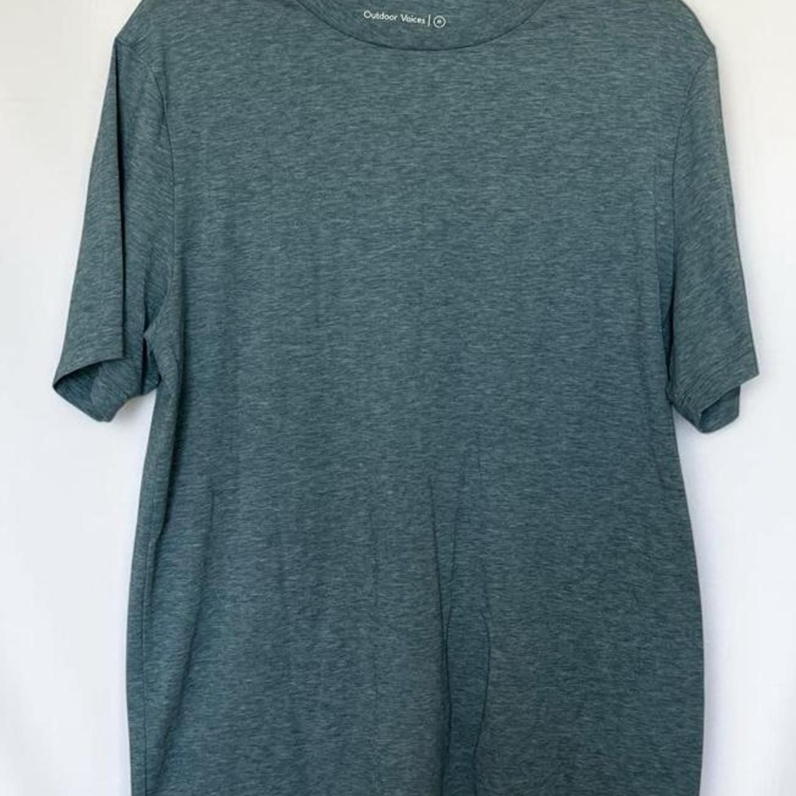 Outdoor-voices Men’s Green and Blue T-shirt