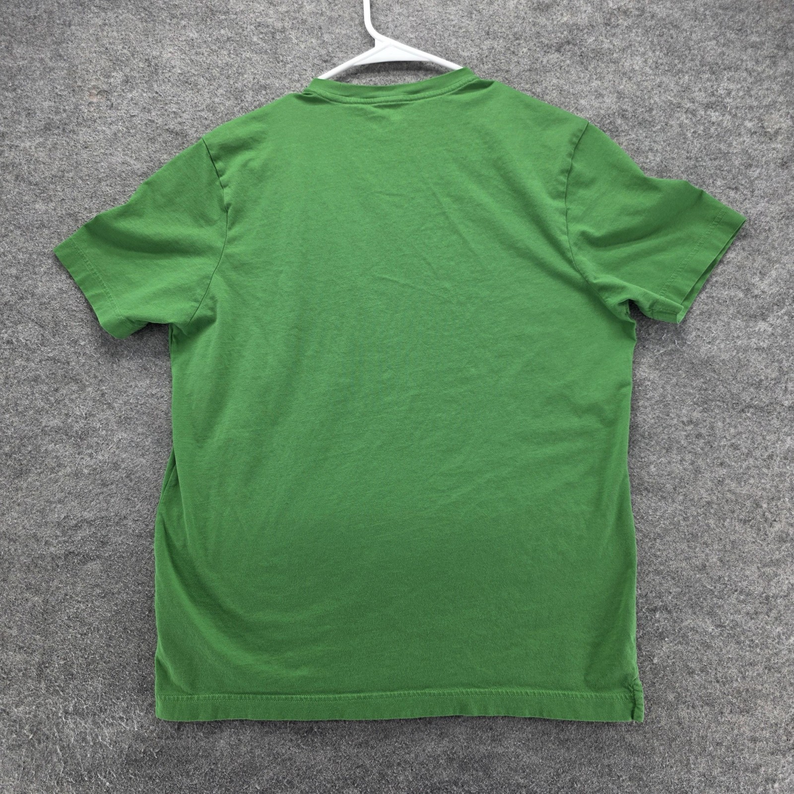 Apple Shirt Mens Medium Green 100% Cotton Logo Tee Crewneck T Shirt Casual