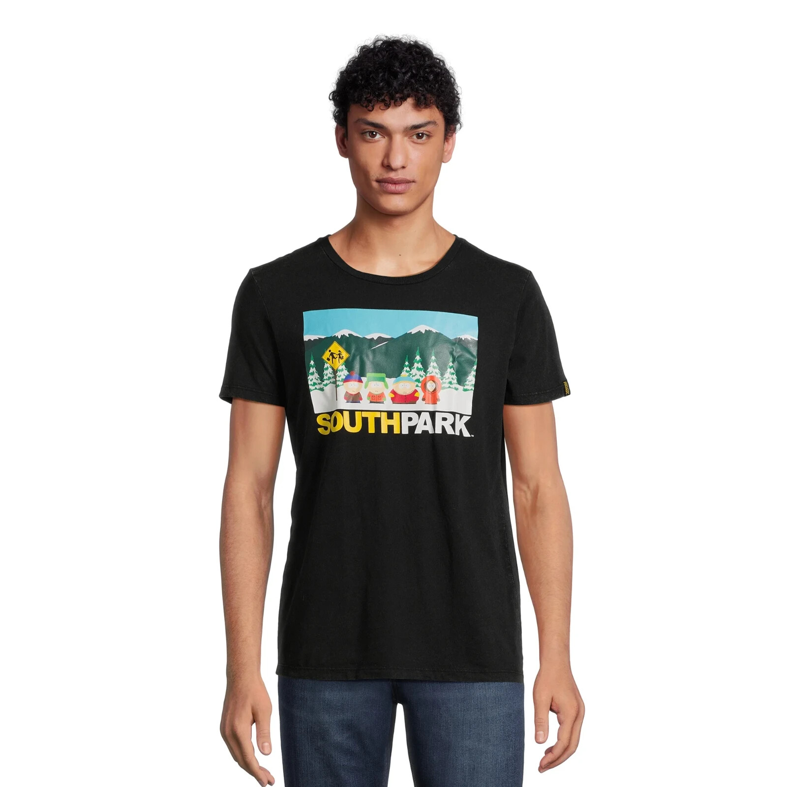 South Park Shirt Heather Black Cotton Blend Boxes Size XL