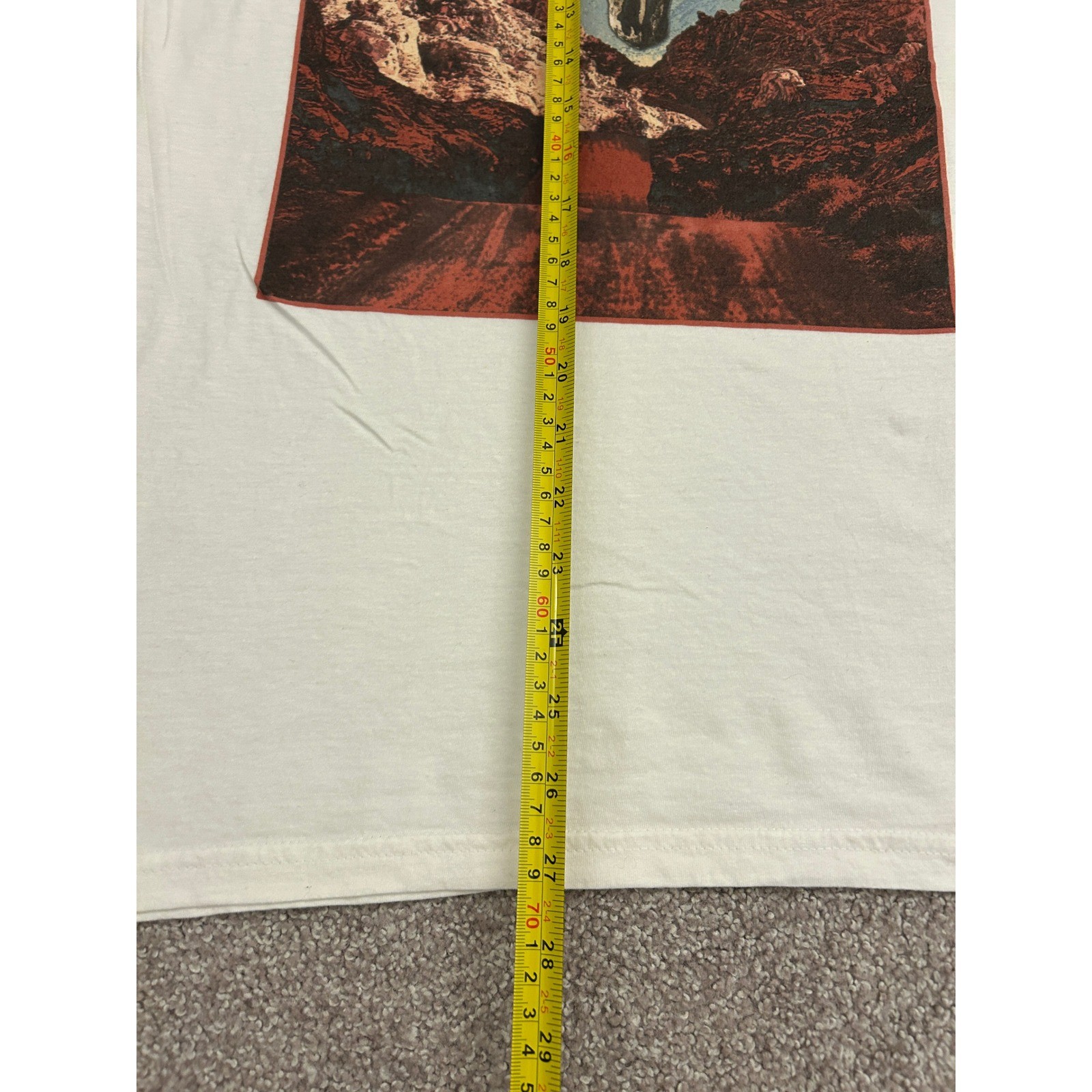 VTG Brooks & Dunn T-Shirt Mens Medium White Excellent Red Dirt Road Graphic Tee