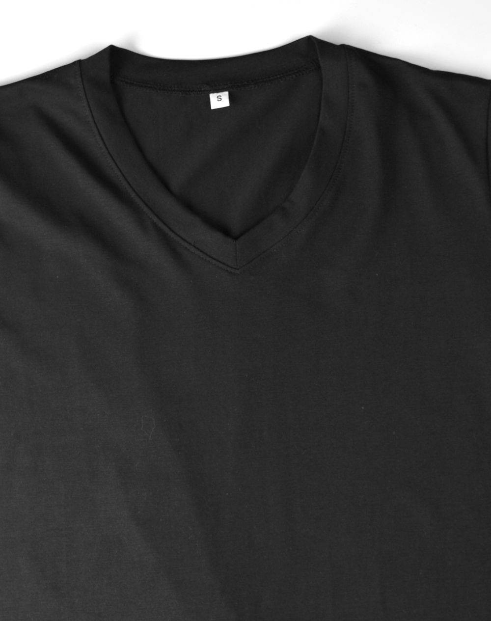 New Mens T-shirts V-neck Tee Classic Fit Muscle Top Spandex Solid XS S M L XL