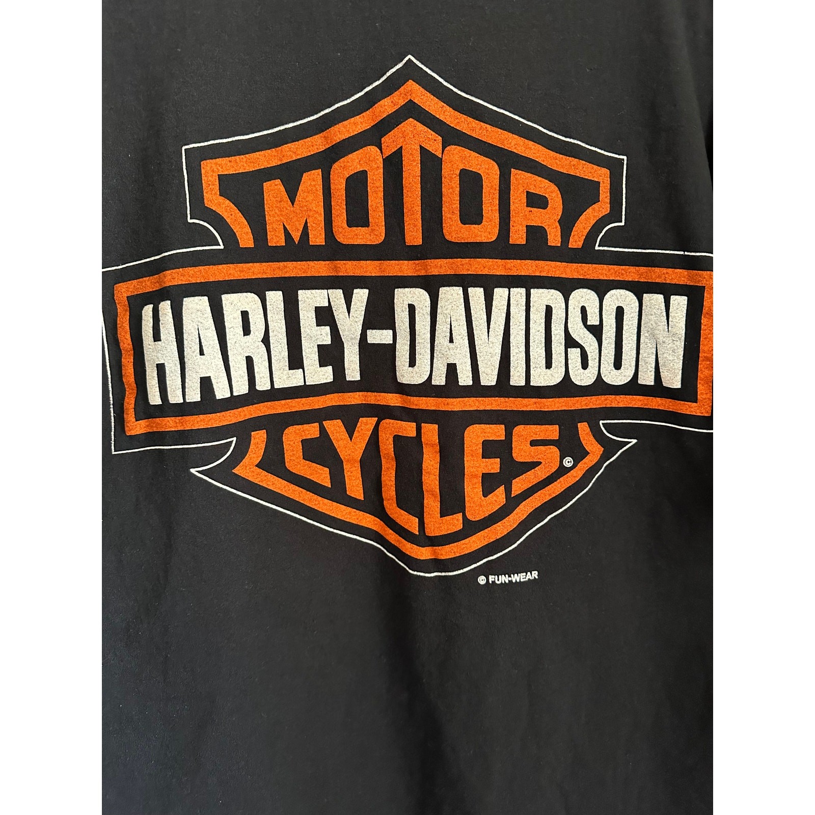 Harley Davidson Taz Looney Tunes T-shirt Reprint Wild Oats Single Stitch