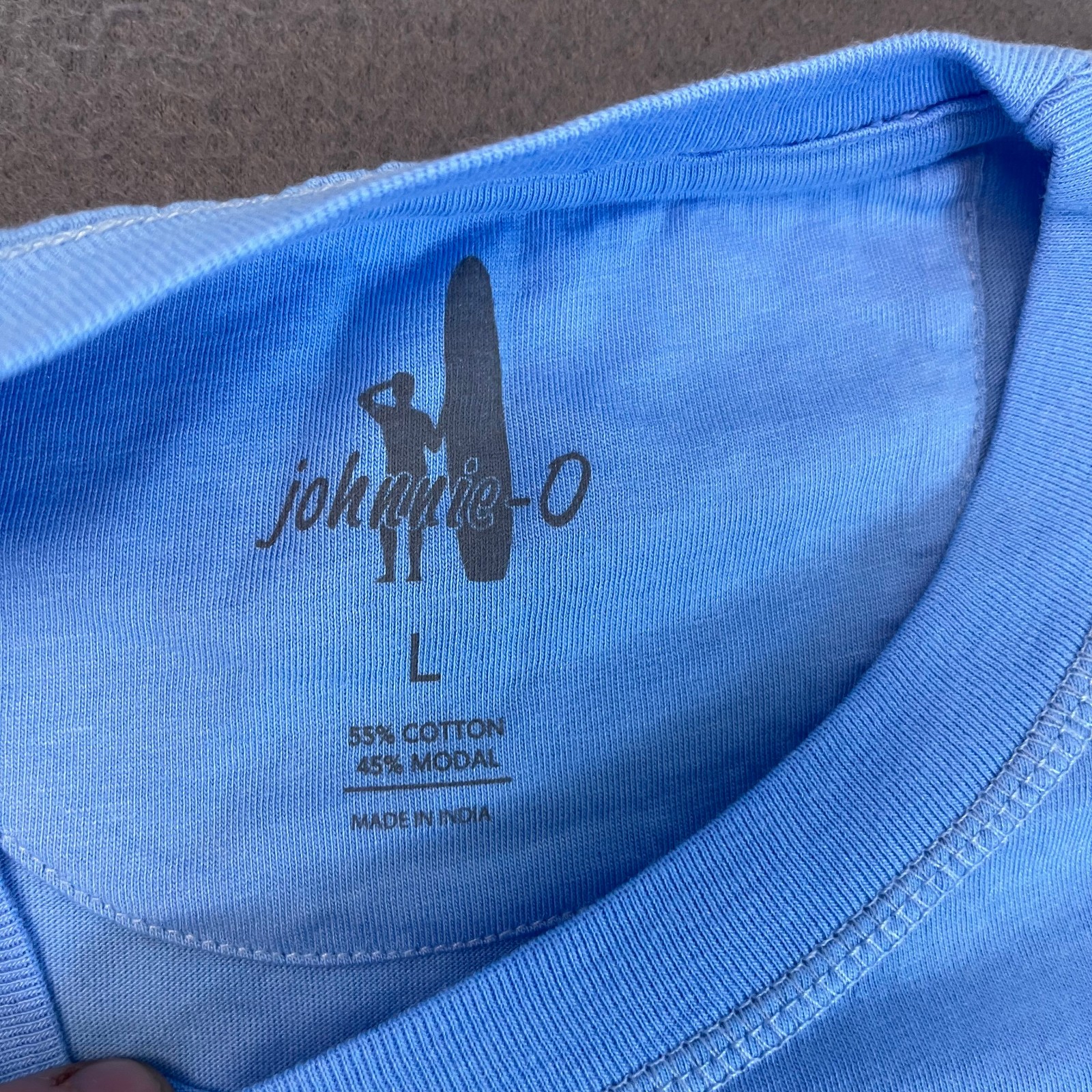 johnnie-O Palm Paradise Graphic SS Shirt Malibu Blue M L XL 2XL Modal Surf NWT |