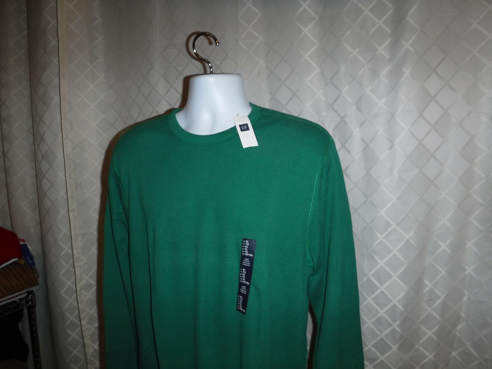 Long Sleeve Men’s Thermal T-Shirts GAP, XXL, XL,L,M,S,XS,100% cotton Many Colors