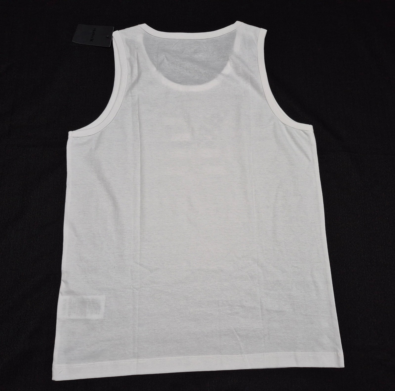 Hurley Men’s Found Nation American Icon Graphic White Tank Top White