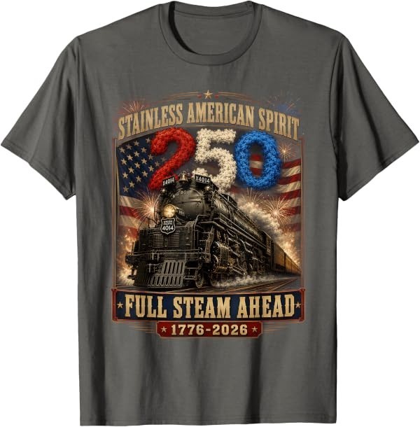 Big Boy 4014 Vintage 250 Steam Locomotive Railroad Train T-Shirt