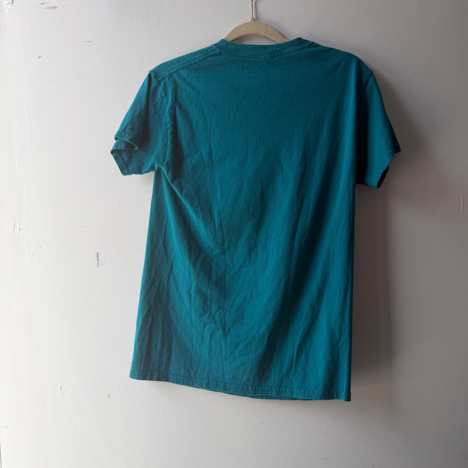 Mitchell & Ness Charlotte Hornets Teal Graphic T-Shirt Mens Small NBA Basketball