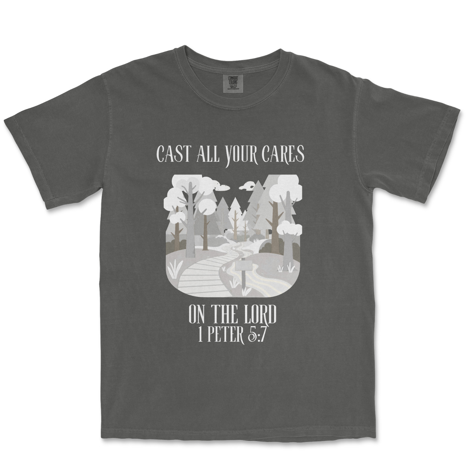 Cast All Your Cares Shirt Graphic Christian Shirts for Men Bible Verse T Shirt