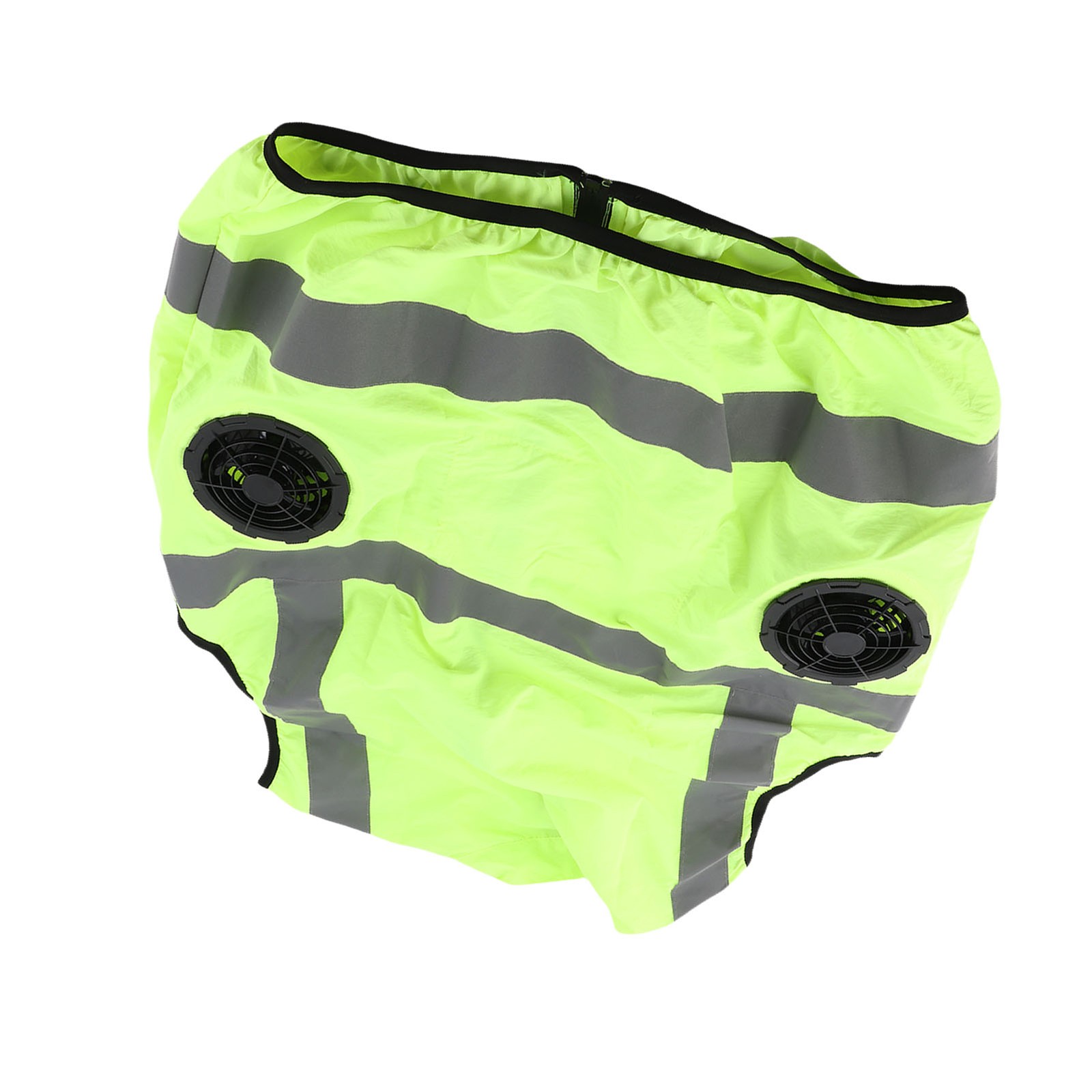 Cool Vest Summer Cooling Fan Waistcoat Air Conditioned Reflective Stripe