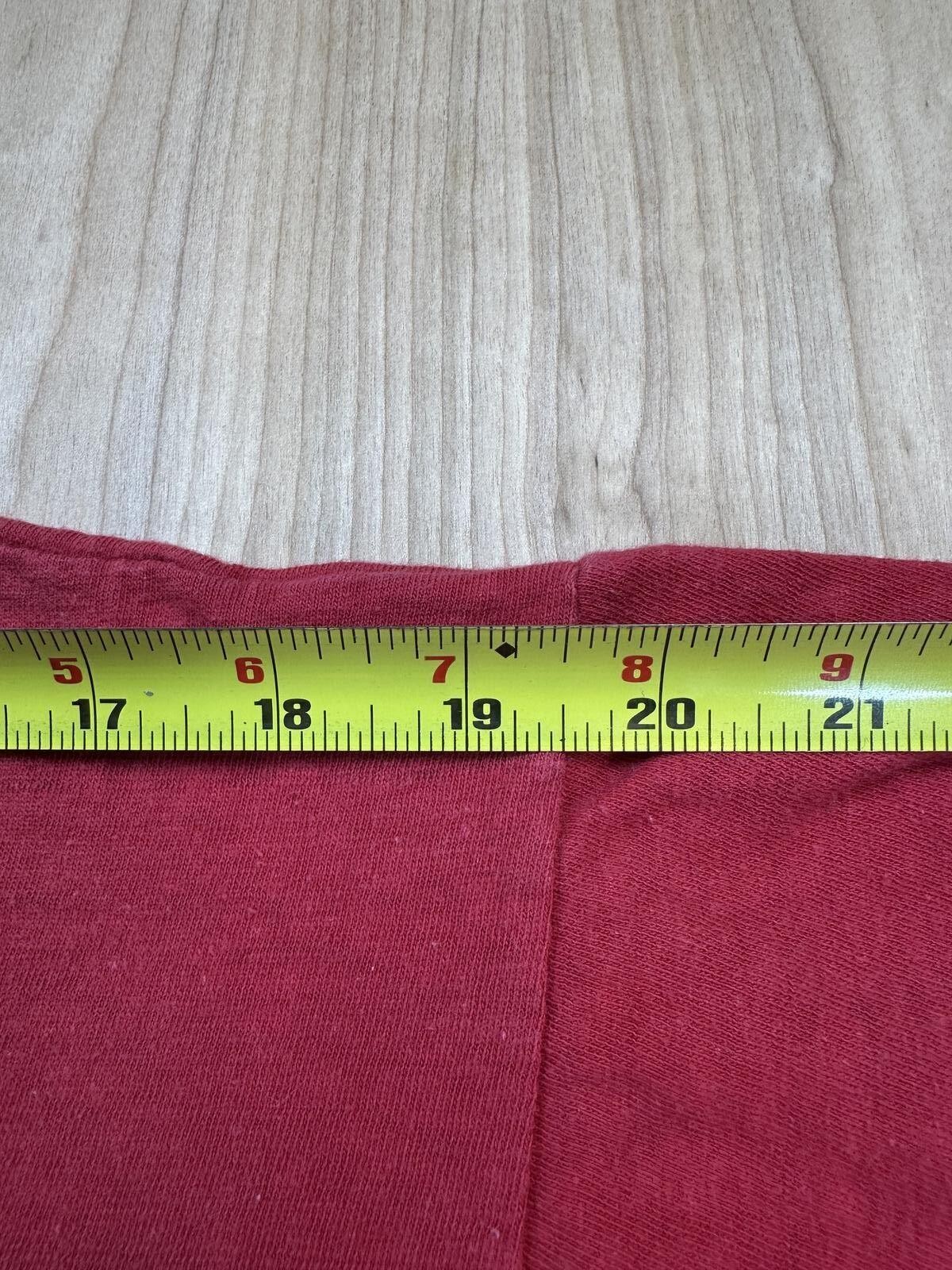 Vintage 80s Champion Indiana Single Stitch tshirt red Cotton xl usa faded soft