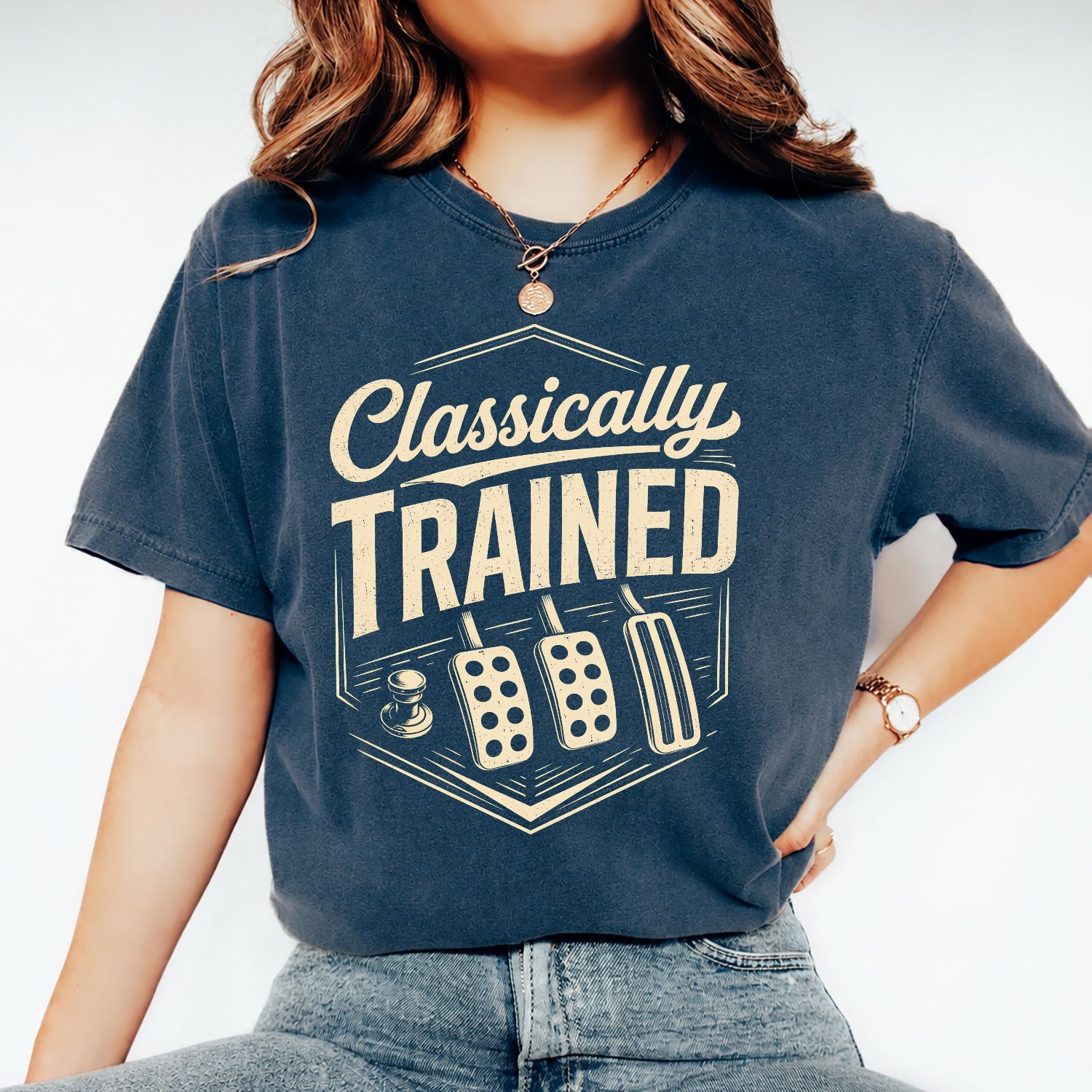 Classically Trained T-Shirt For Music Lovers Great Events Vintage Style Shirt