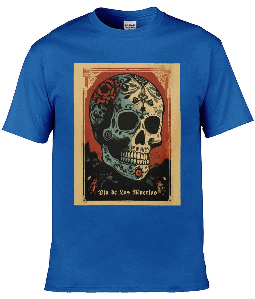 Day of the Dead Design 1 of 24 soft style Tshirt Sugar skull