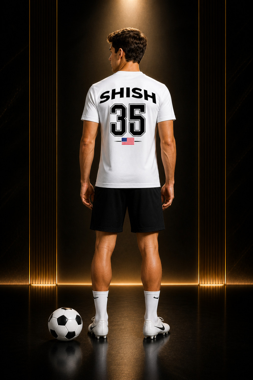 Custom T-Shirt 2026 FIFA World Cup Personalized Name Number Flag Soccer Fan Tee