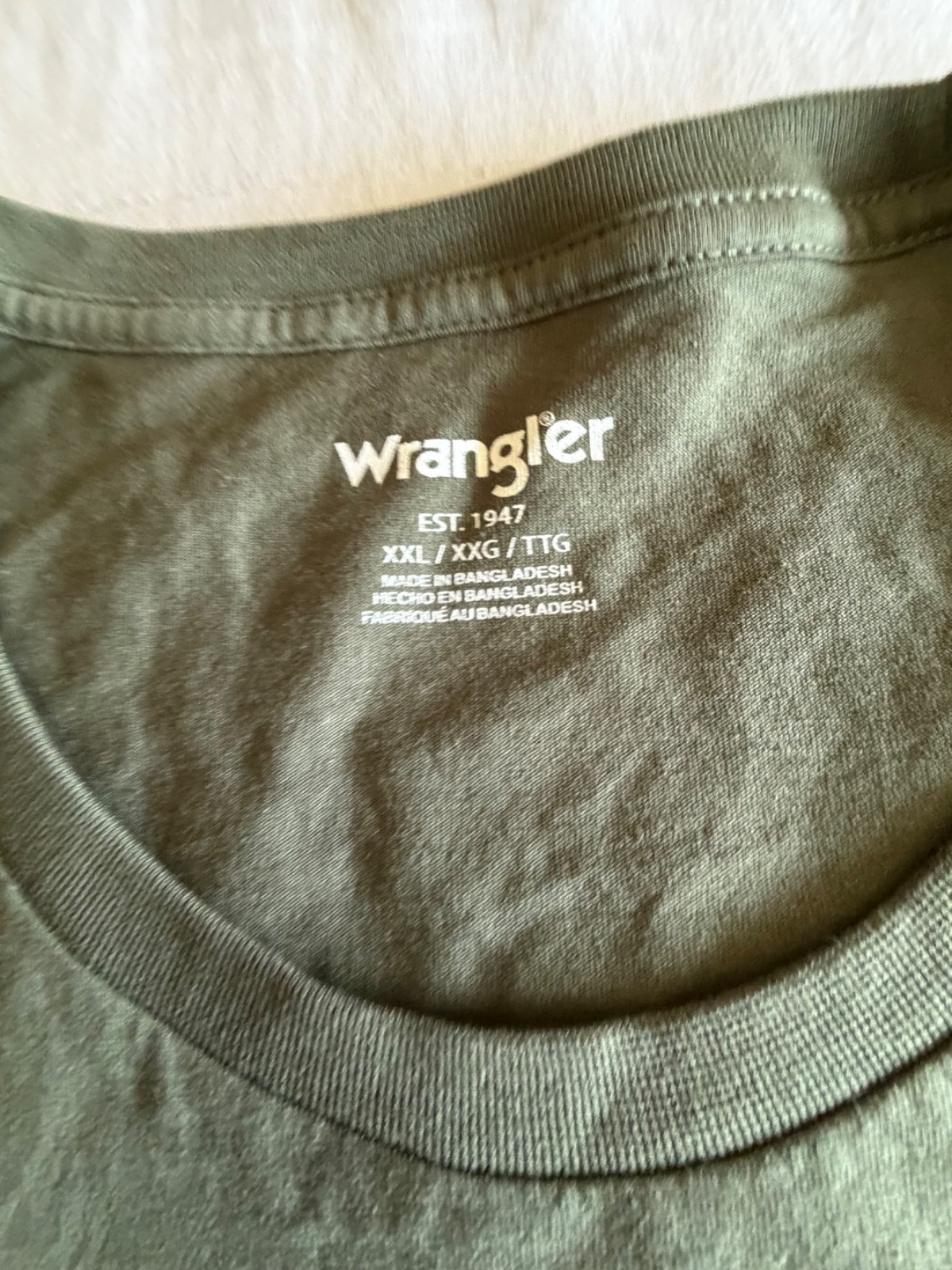 Wrangler 2XL green Country Club Old Truck T Shirt Brand New