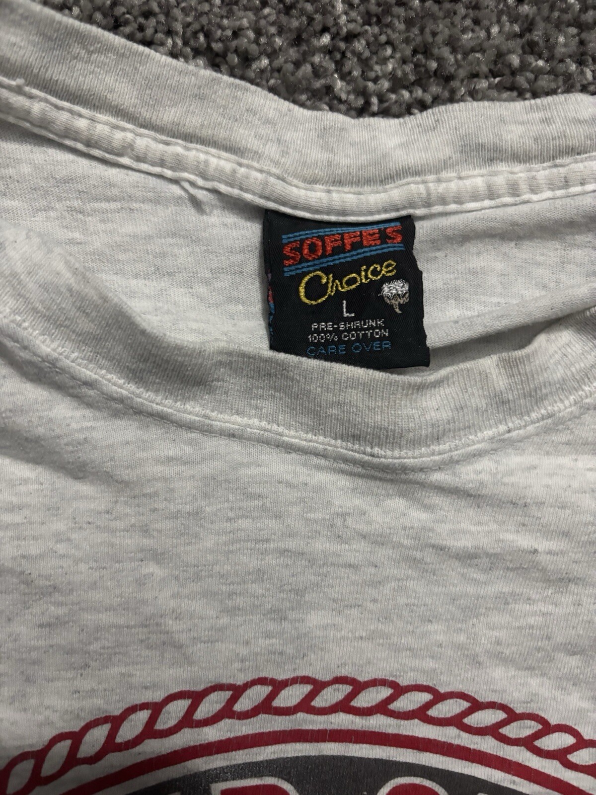 Vintage US Marine Corps White Shirt USA Made Single Stitch Size Large *Stains