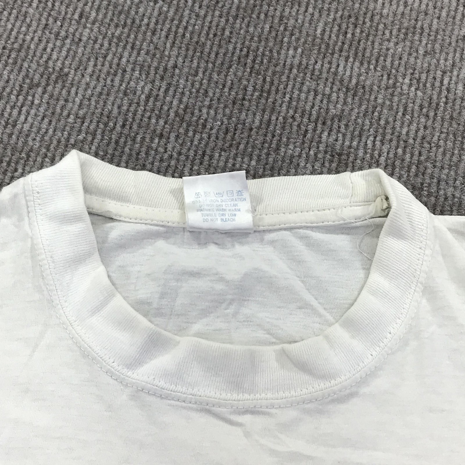 Dorsett Tee’s Shirt Mens 2XL White Smile Mon Bahamas Smiley Face Tee Graphic