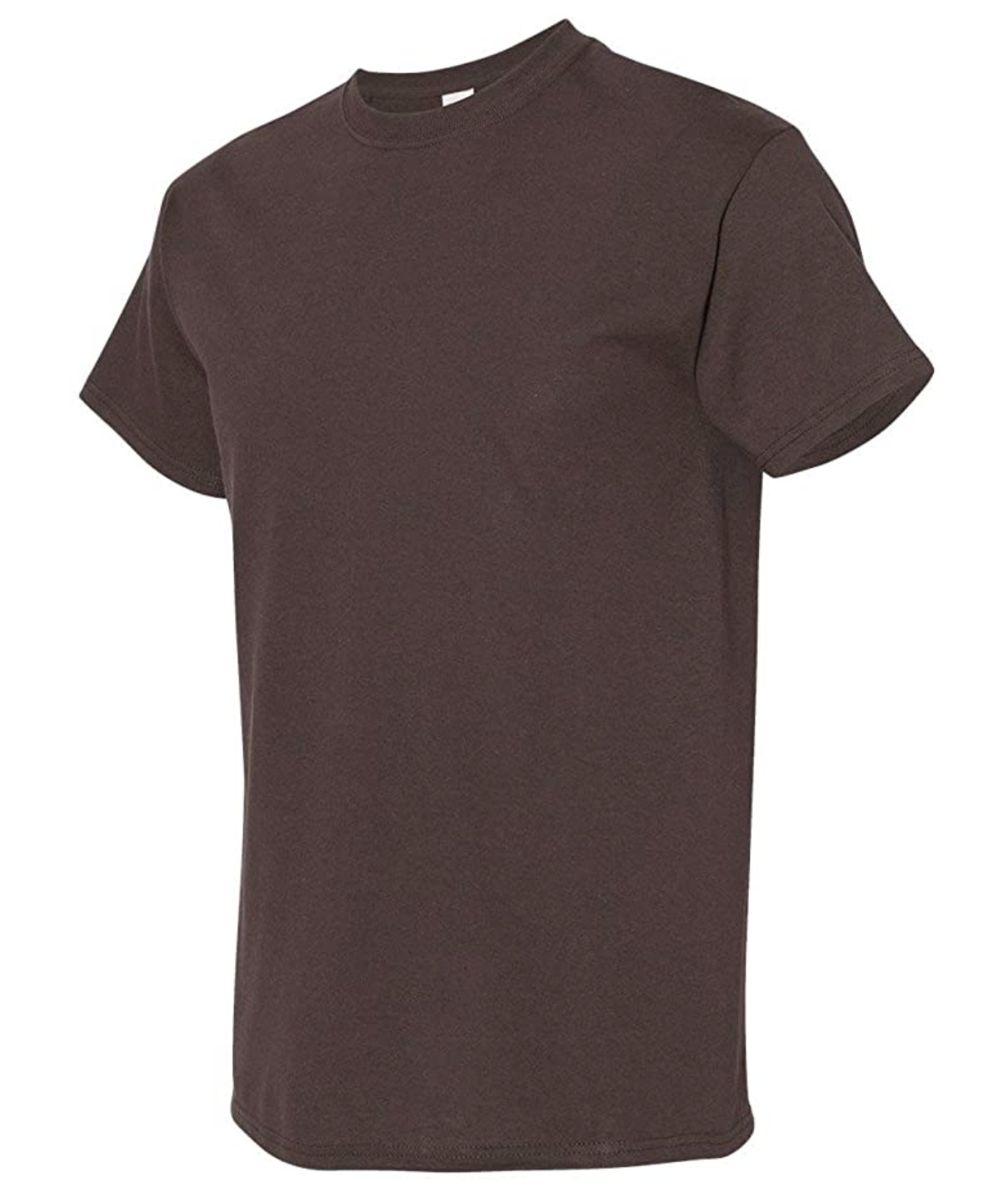 Gildan Heavy Cotton 5.3 oz. Adult Unisex T-Shirt (G500), Dark Chocolate, Small