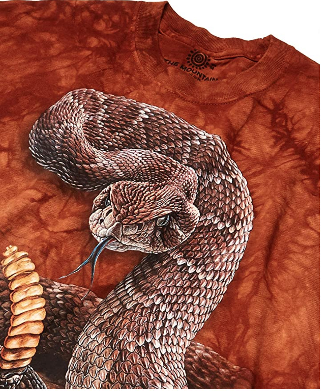 Rattlesnake Snake Charmer Diamondback Reptile Venom The Mountain T-Shirt S-5X
