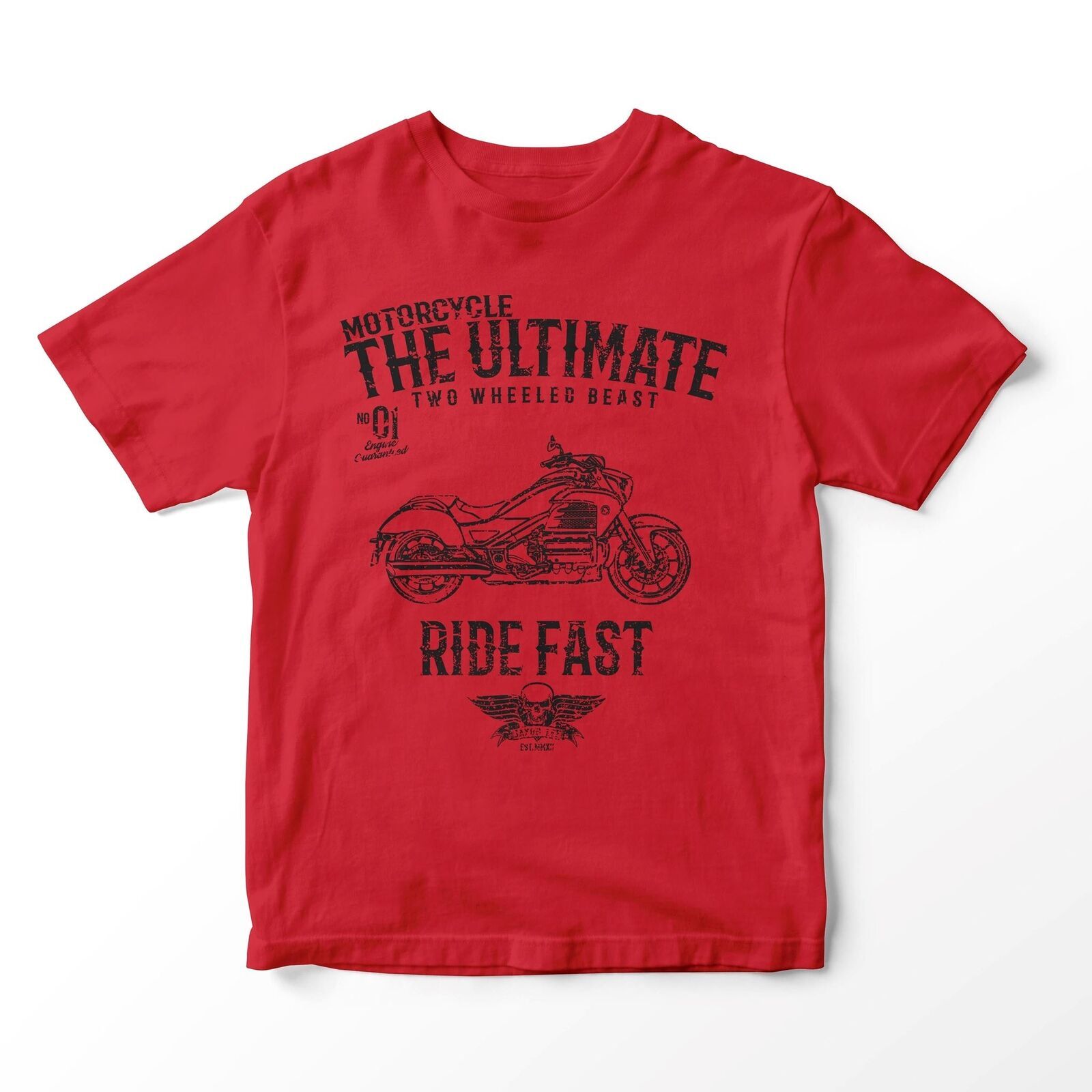 JL Ultimate Illustration for a Honda Valkyrie 2015 Motorbike fan T-shirt