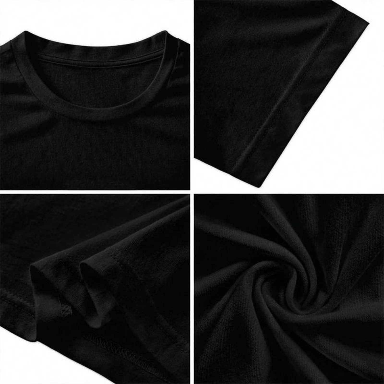 Men’s Letter Print Round Neck Tee, Regular Fit Short Sleeve T-shirt