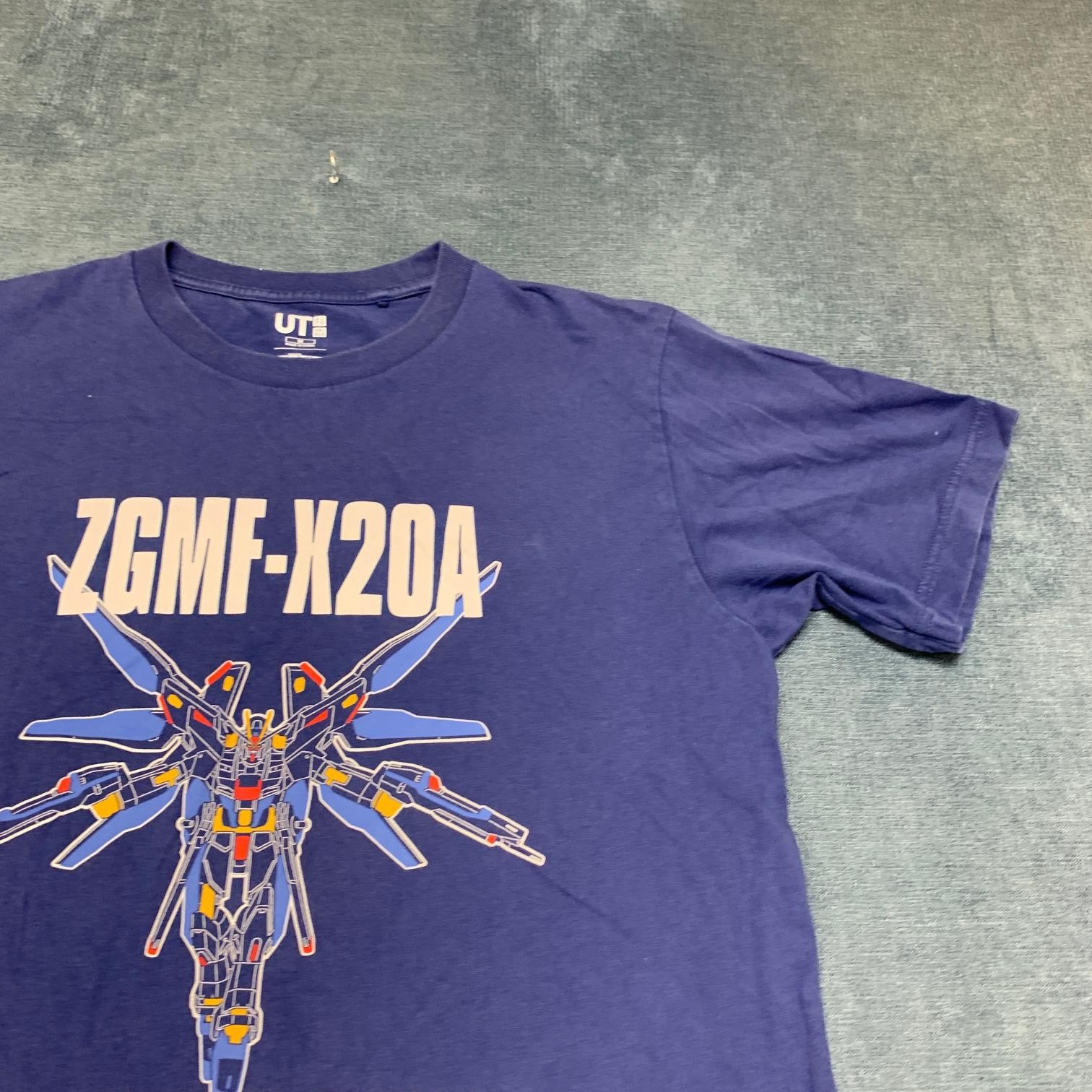 Uniqlo Gundam UT 40th Anniversary Zgmf-X20A Strike Freedom T Shirt Mens Medium