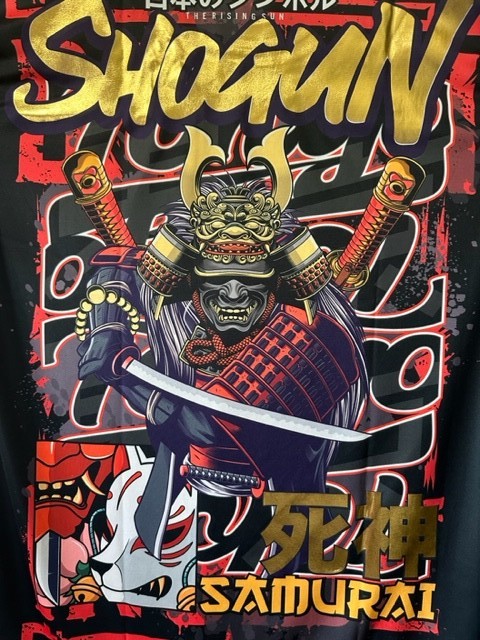 Cool Tshirt Japanese Style Light weight comfortable Unisex Machine Wash Shogun