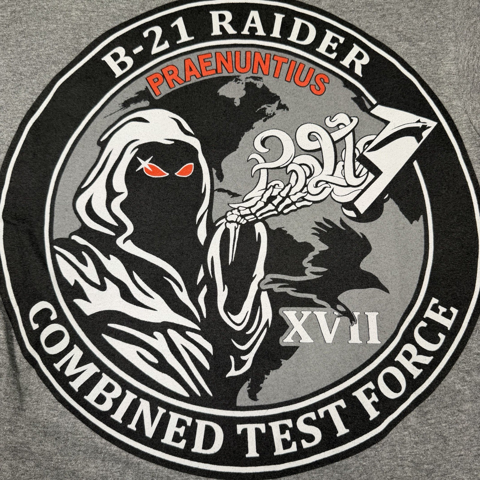 USAF B-21 RAIDER Shirt Men’s Small FLIGHT COMBINED TEST FORCE Edwards AFB