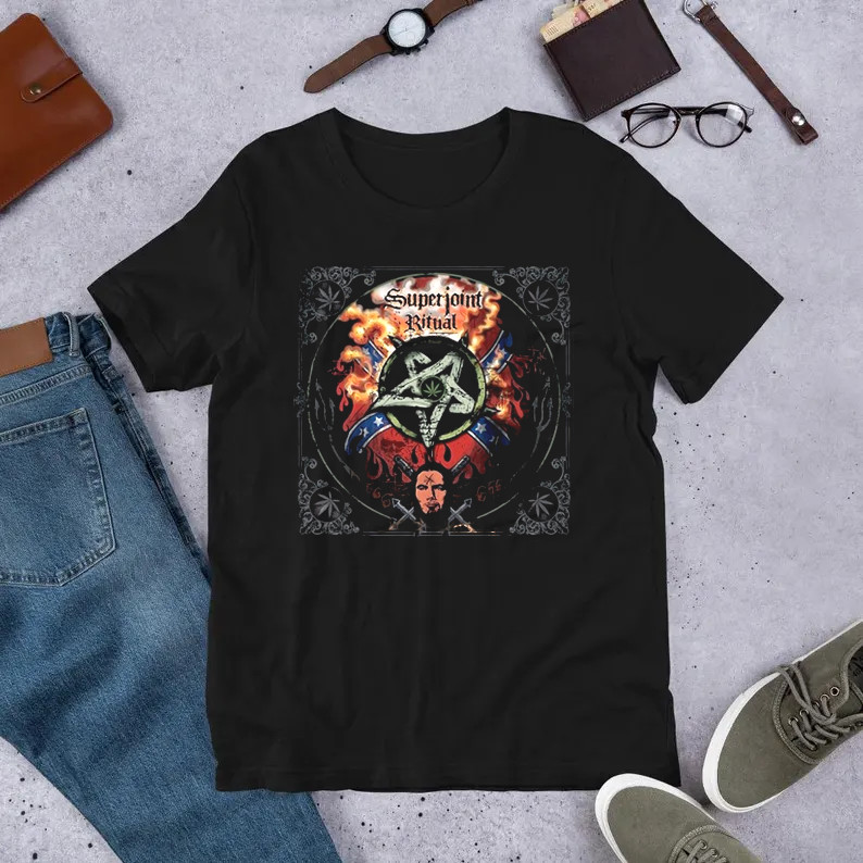 Hot Use Once and Destroy Of Superjoint Ritual T- Shirt All Size Black SA462