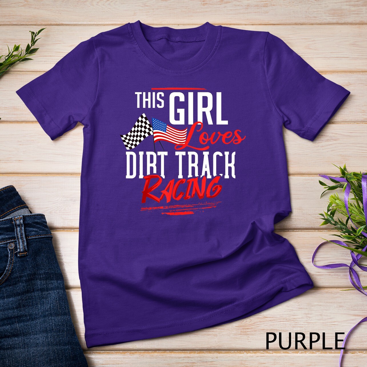 Dirt Track Racing Gift Sprint Car Racing T-Shirt Unisex T-shirt