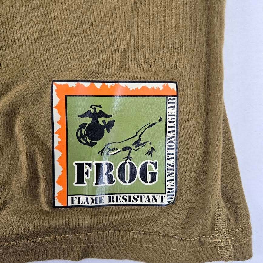 USMC FROG Flame Resistant Long Sleeve Shirt Brown XL Base Layer Peckham XGO U.S.