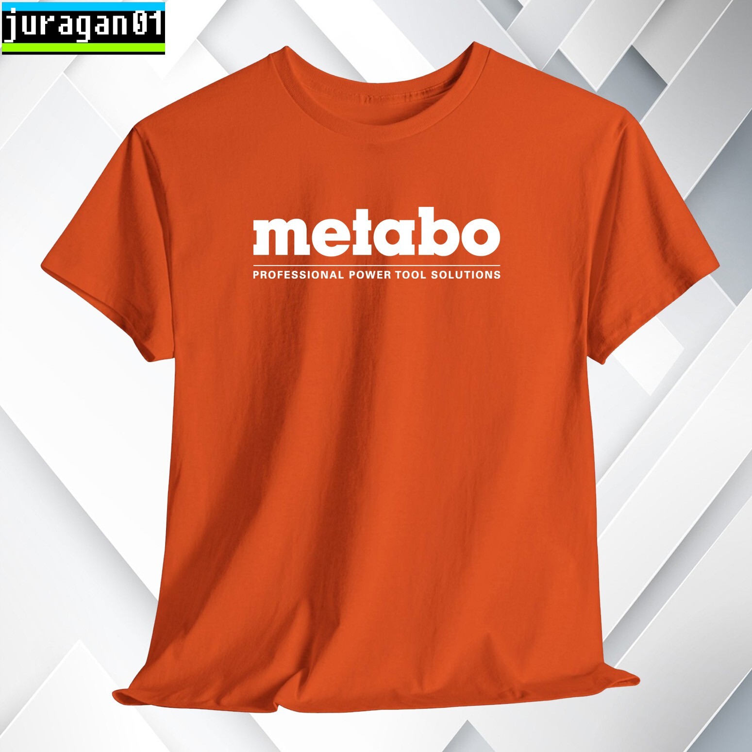 Metabo Manufactures Tool Logo Black/Navy/Grey/White/Red/Choco/Orange Shirt S-5XL