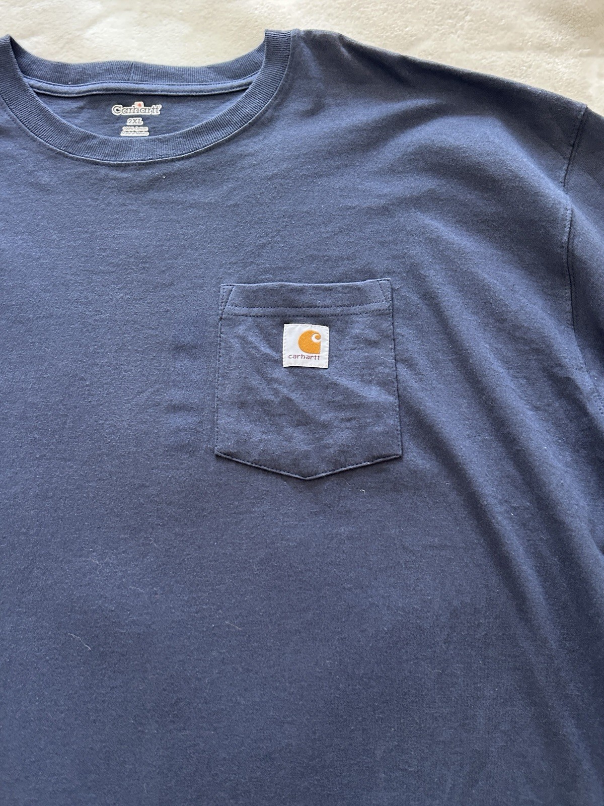 Carhartt K87 Short Sleeve Tee Heavy Weight Pocket T Shirt UPF Fabric 2XL