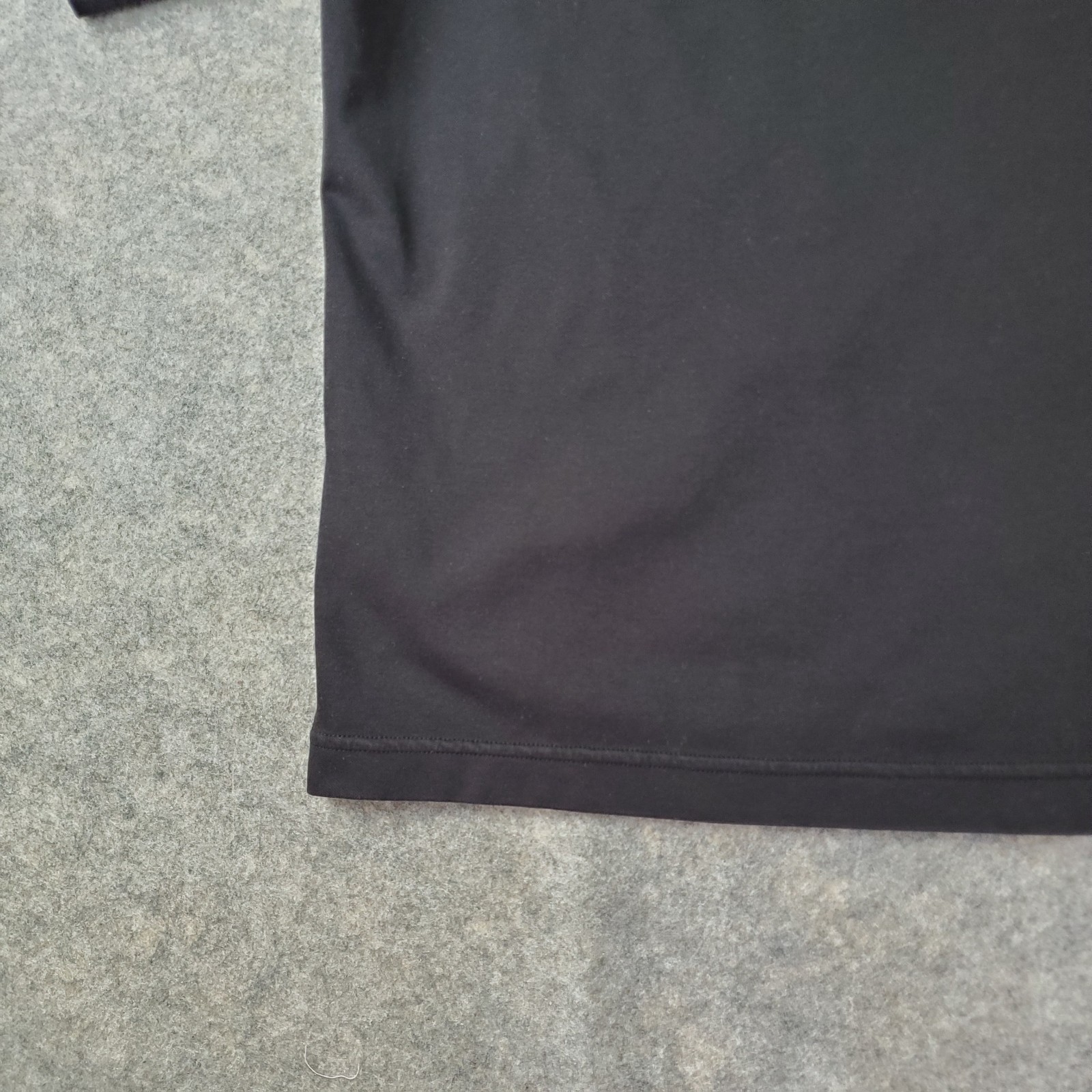 Uniqlo U Shirt Mens Extra Large Black Crew Neck Short Sleeve Stretch Pullover