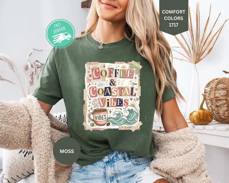 Coastal Coffee Comfort Tee