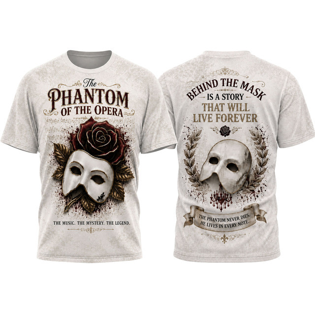 Phantom of the Opera 40th Anniversary 1986-2026 Shirt – All Over Print