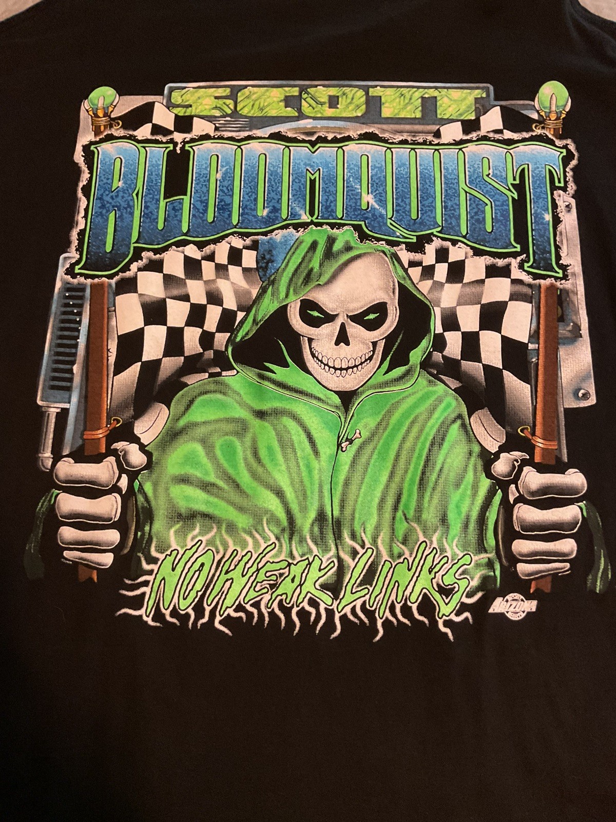 Scott Bloomquist Dirt Track Racing Long Sleeve Shirt No Weak Links L No Tag