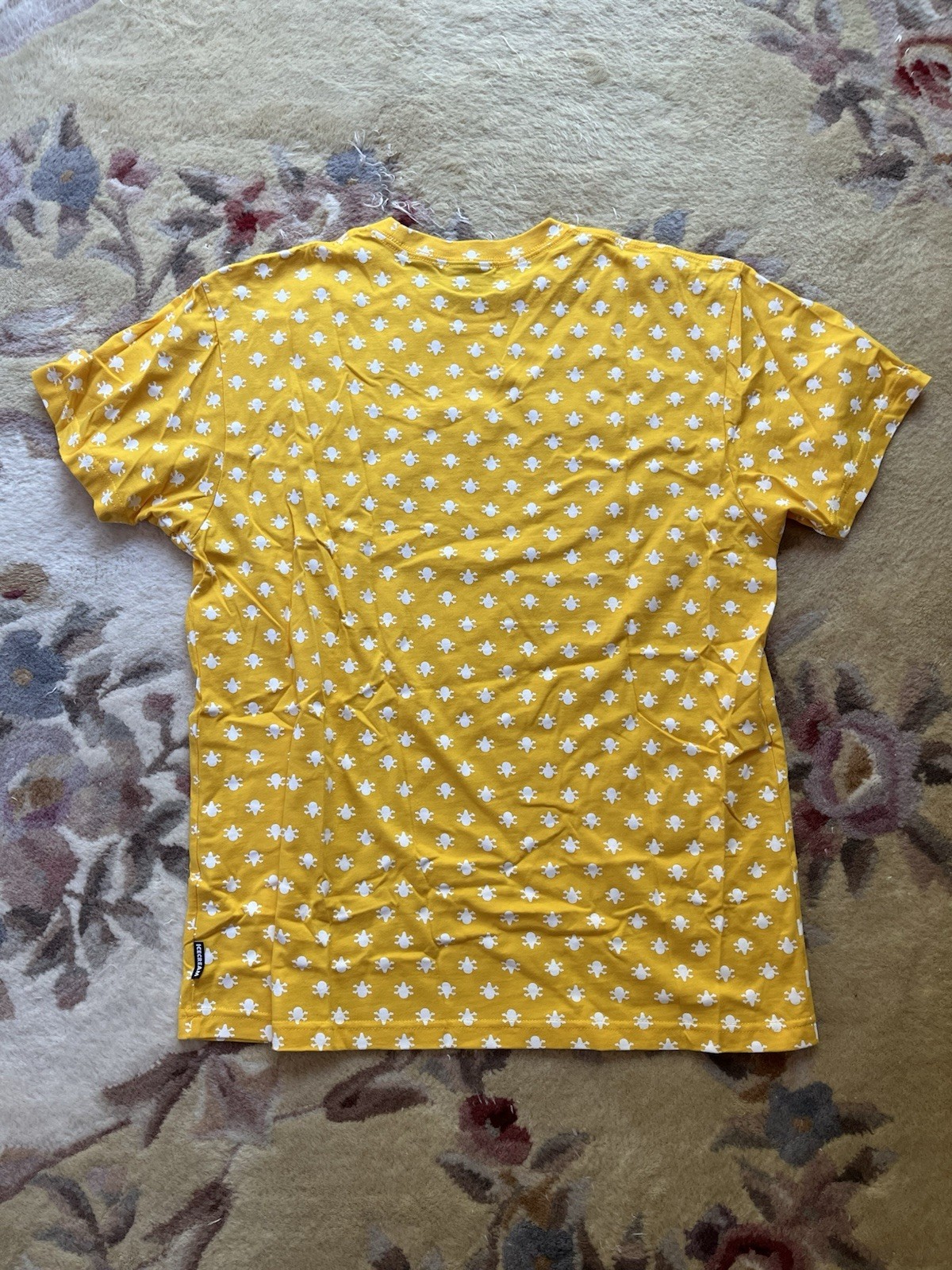 Billionaire Boys Club BBC Icecream All Over Print Yellow T-Shirt Large