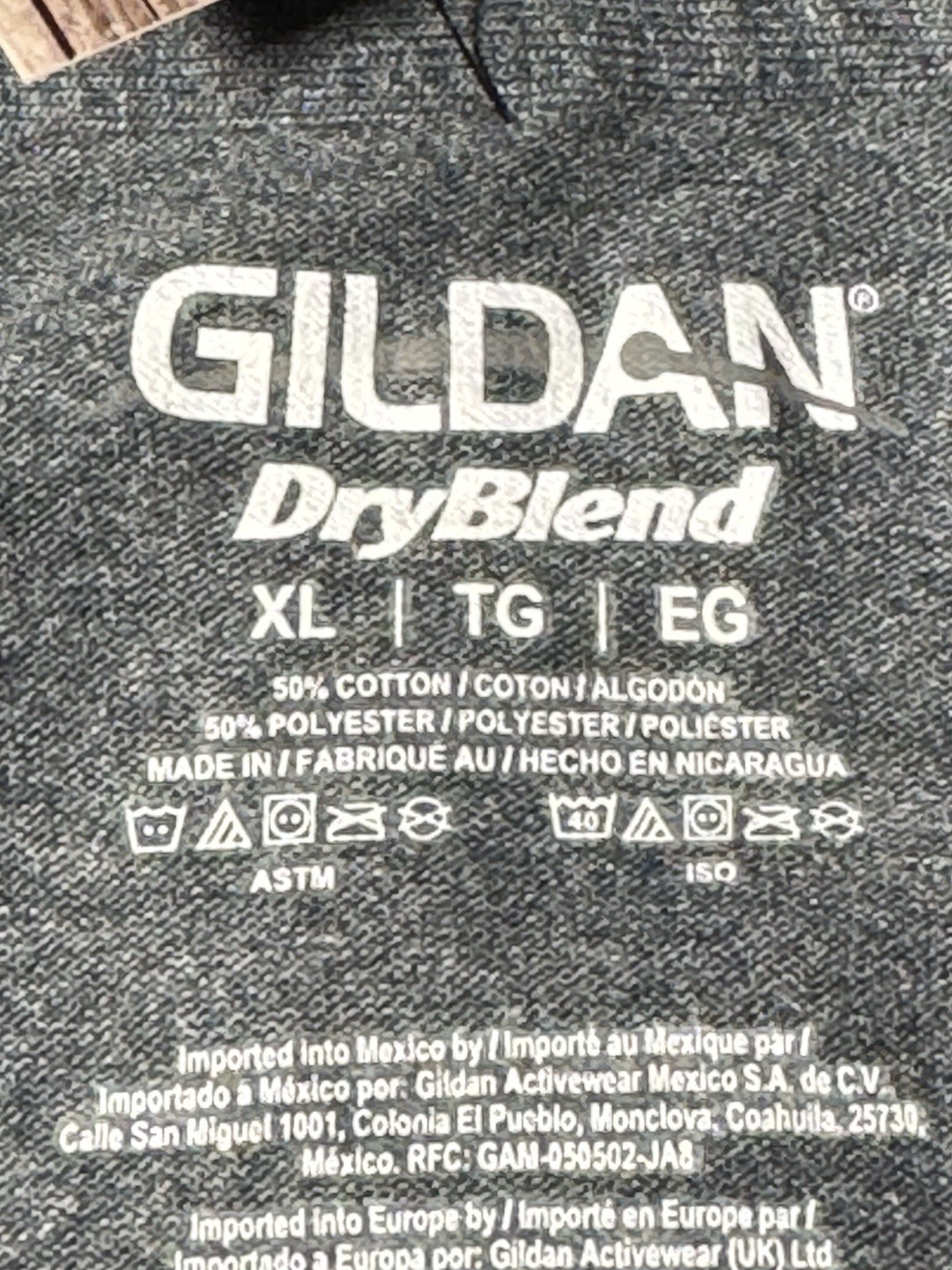 NWT Australian Sheperd Printed T Shirt Gildan Dry Blend Heather Gray Men Size XL