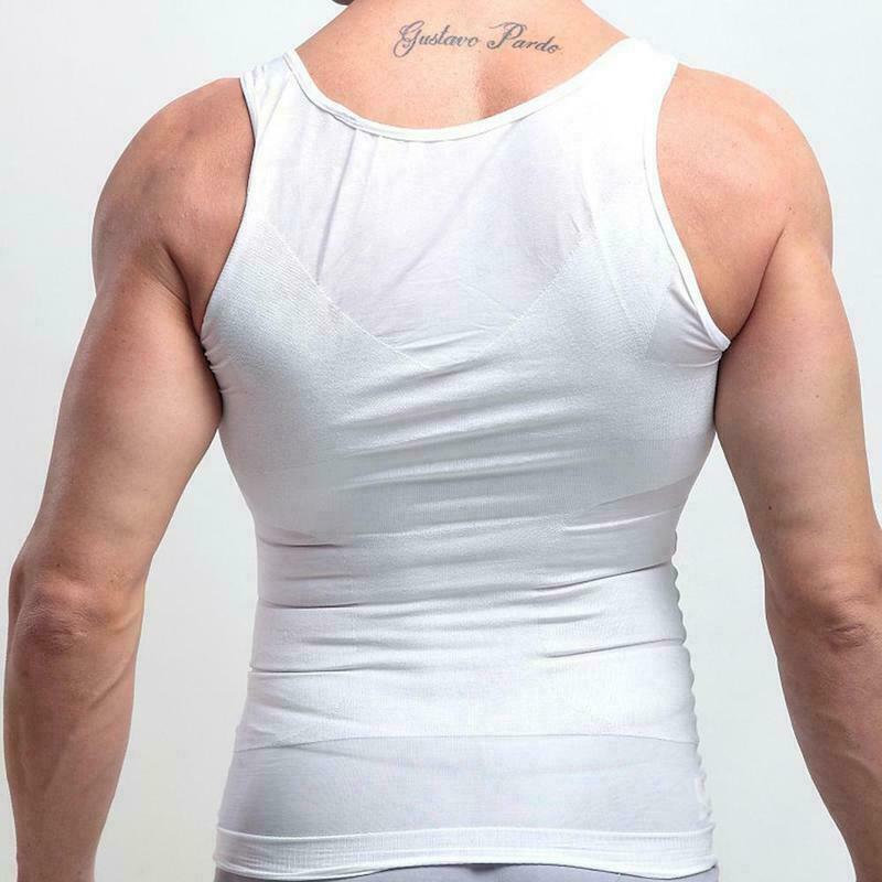 Be-In-Shape For Men’s Slimming Vest Ultra Durable Compression Shapewear Tank Top