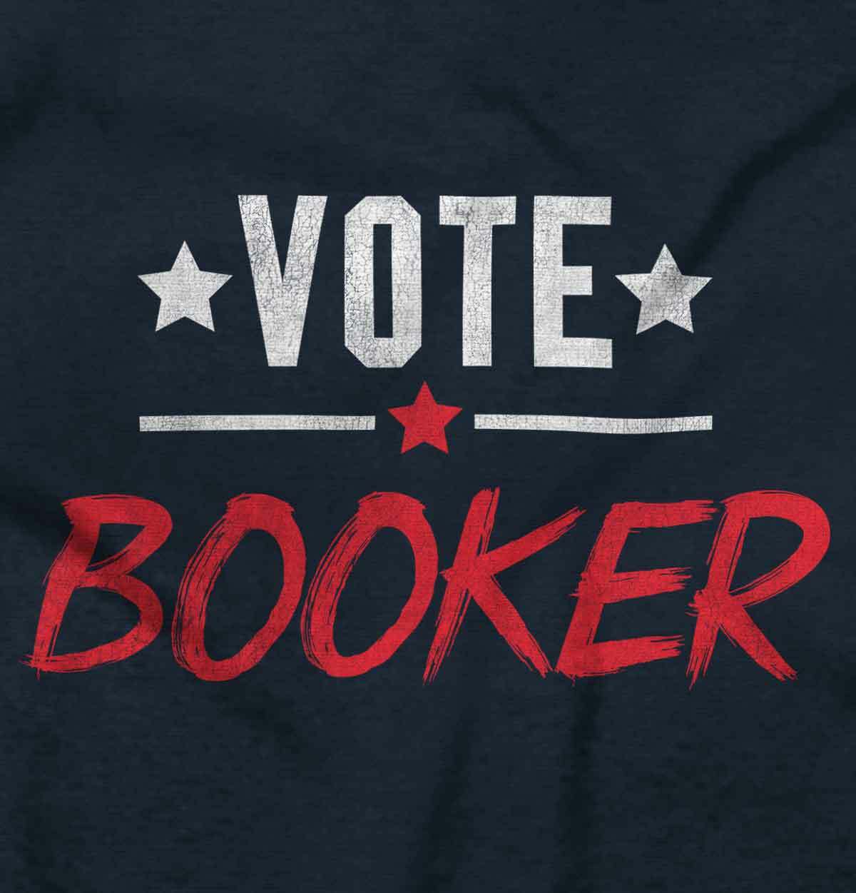 Political President Cory Booker For 2020 Adult Short Sleeve Crewneck Tee