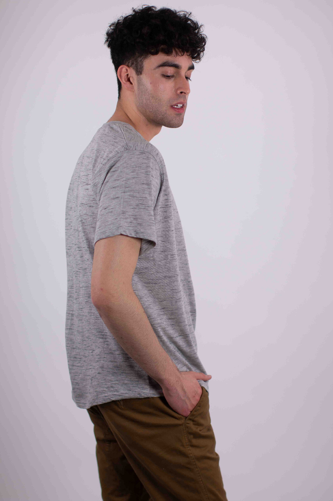 Men’s Short Sleeves Henley T-shirt