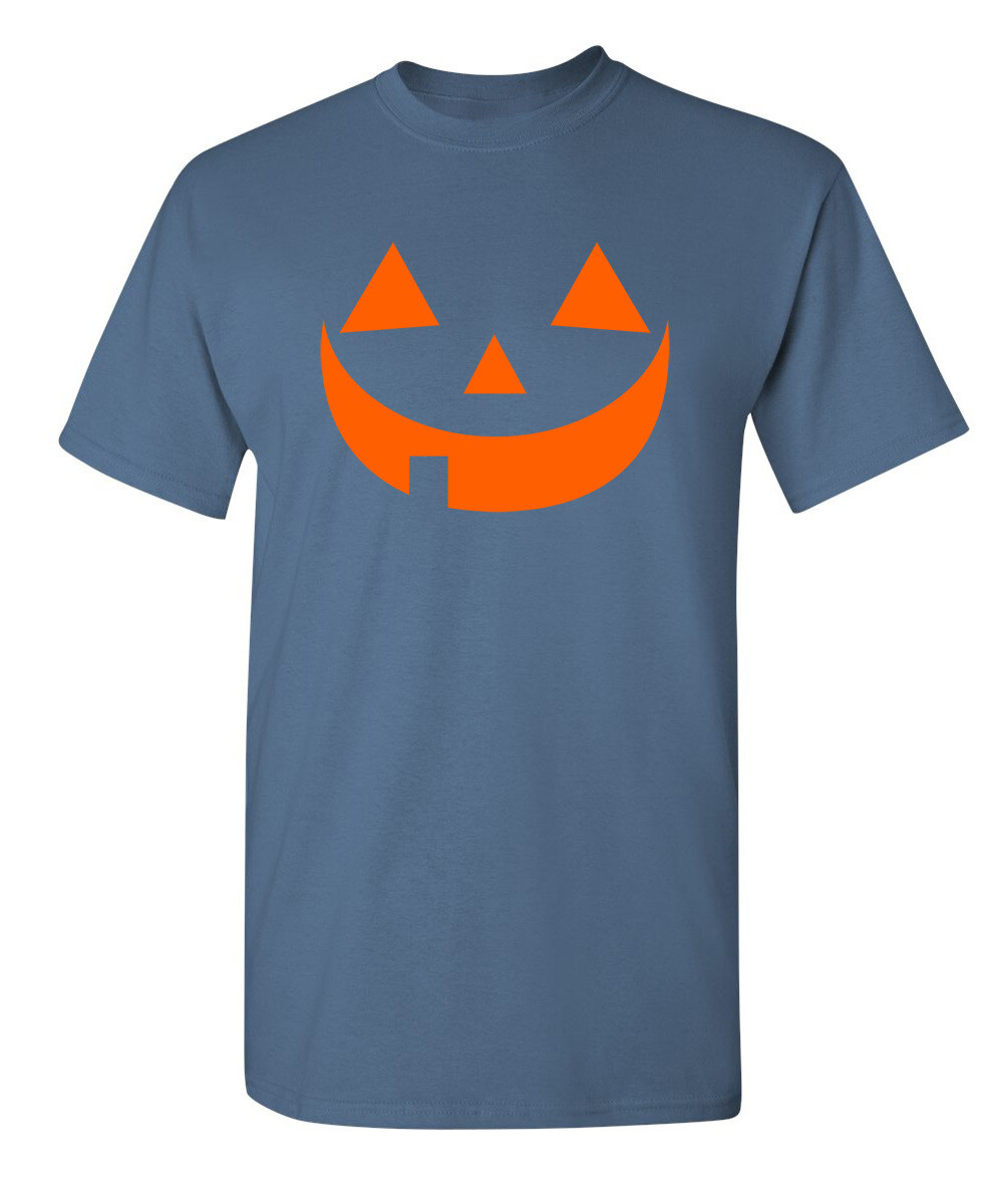 Halloween Face Sarcastic Humor Graphic Super Soft Ring Spun Funny T Shirt