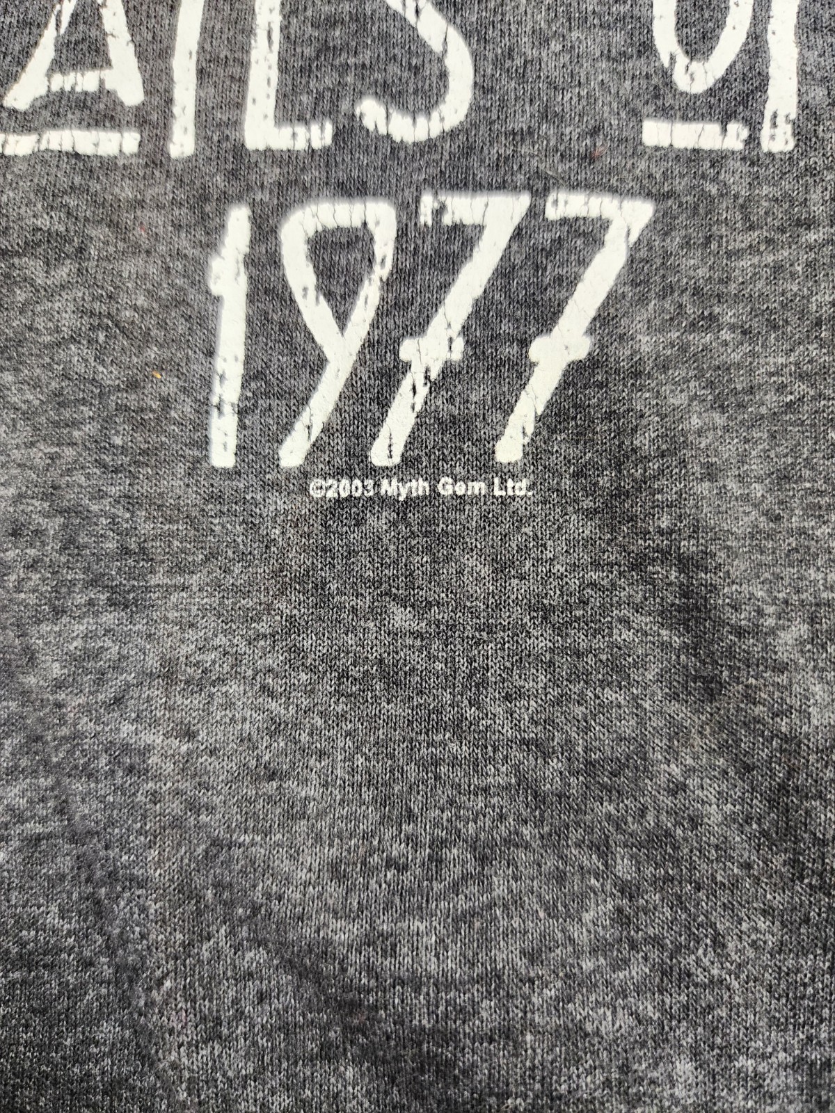 Led Zeppelin Shirt Mens Medium Gray Y2K Wings Rock Music Band 2003 Vintage