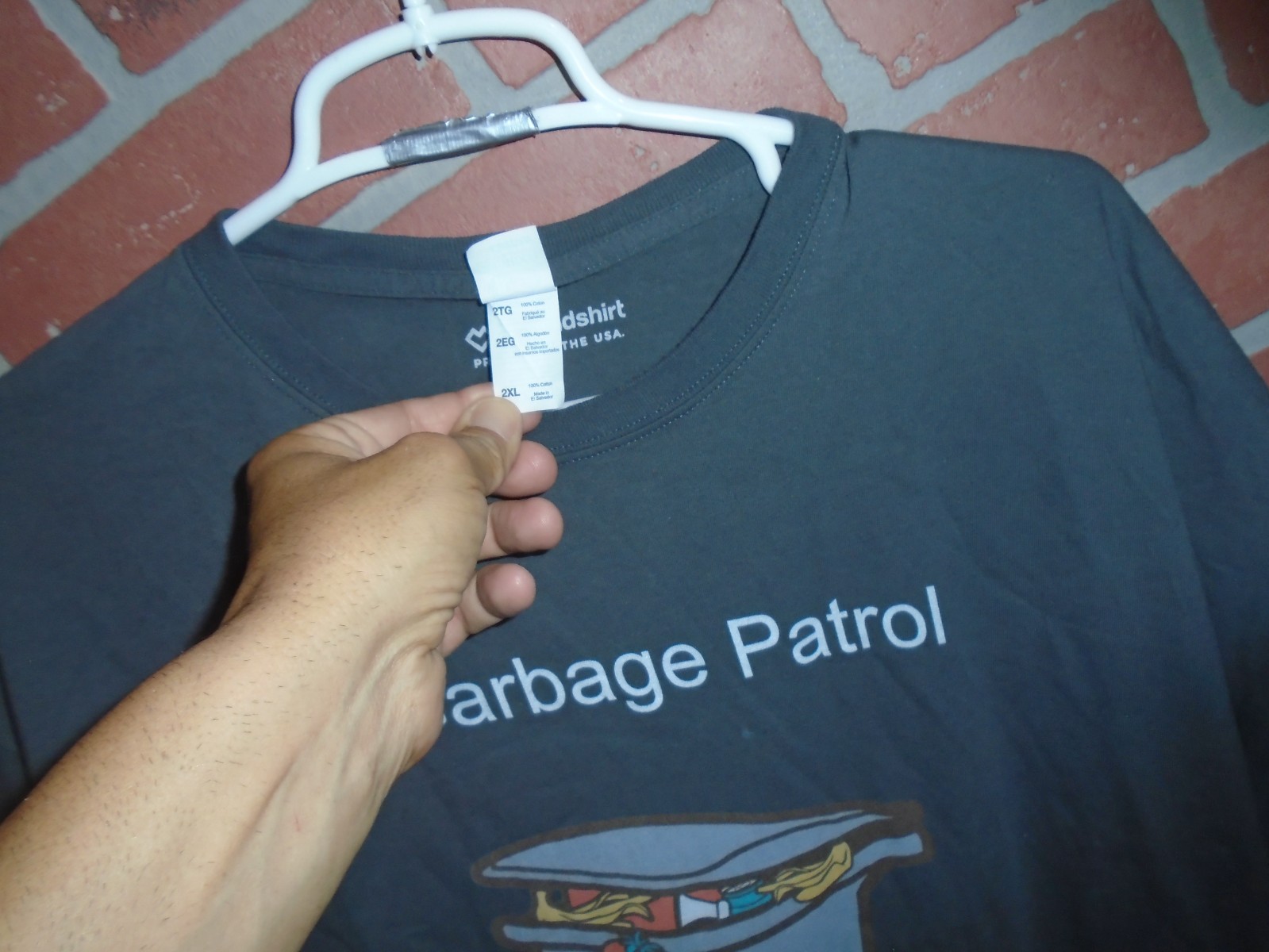 GARBAGE PATROL FUNNY MENS TSHIRT SIZE 2XL